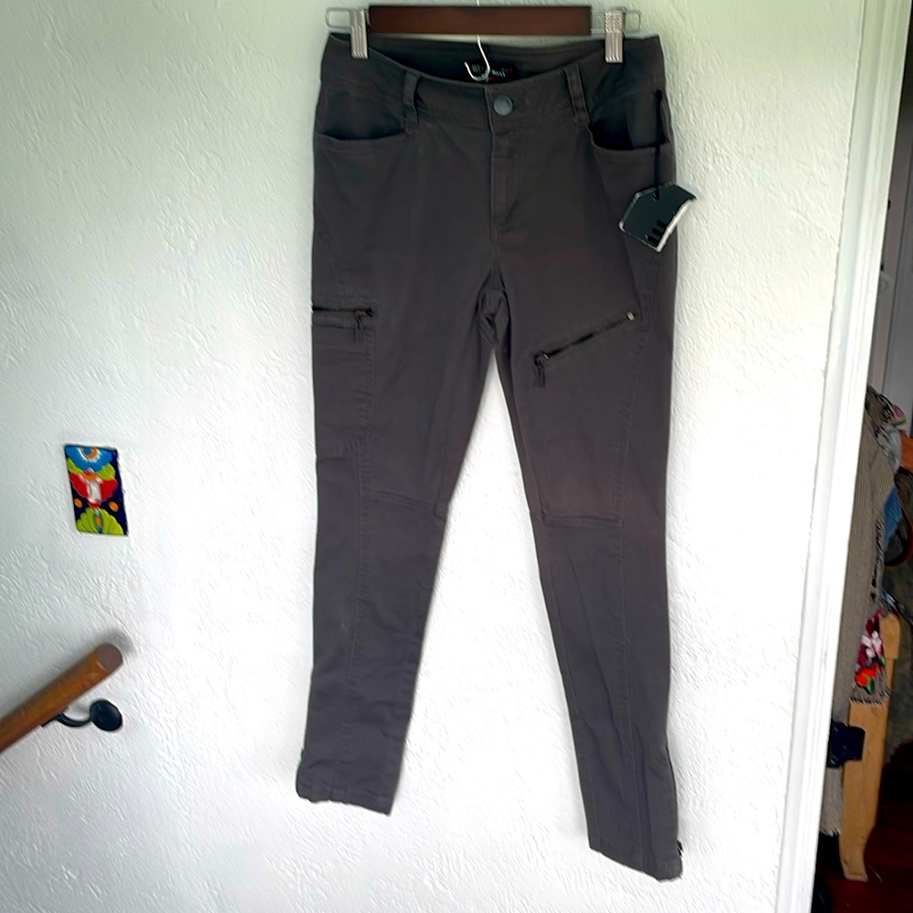 William Rast NWT Vintage Womens Gray Zipper Details Skinny Cargos Size 27